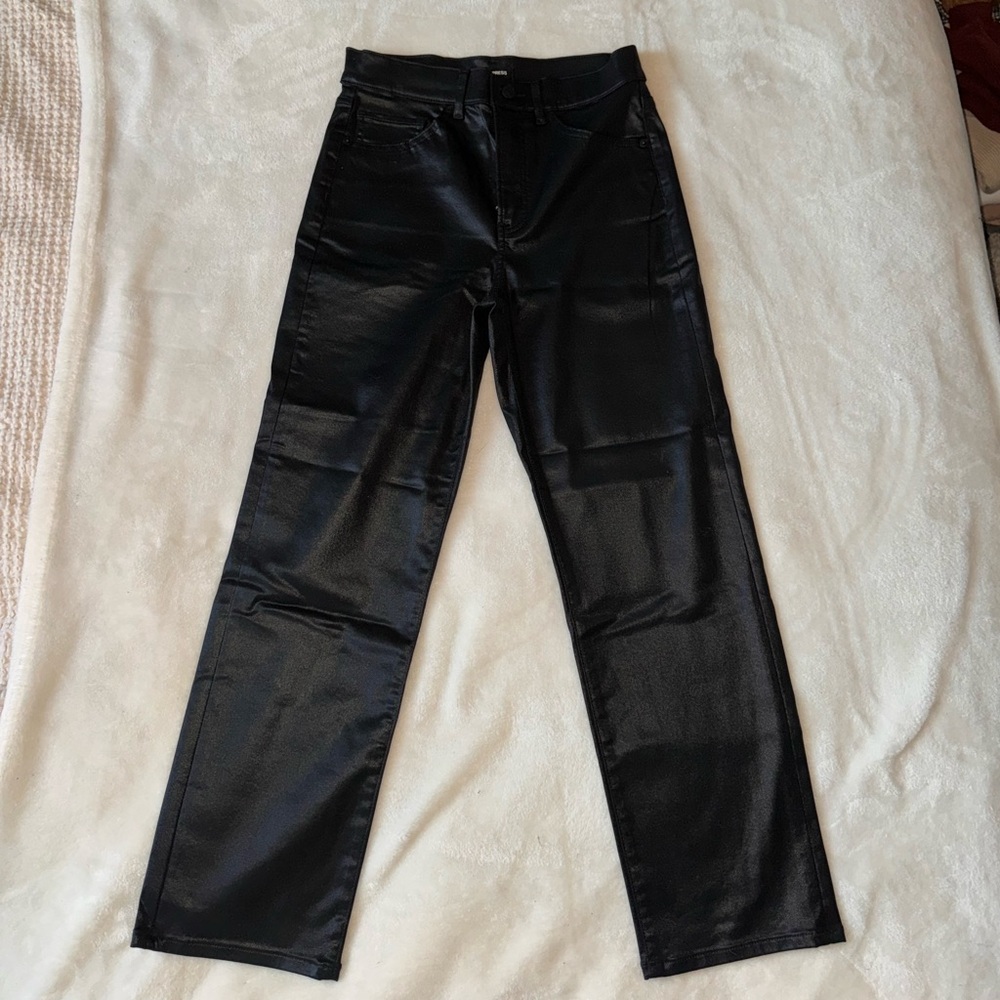 Express Shiny High-Waisted Pants